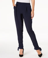 NY Collection Petite Split-Cuff Pull-On Pant Dark Navy PL