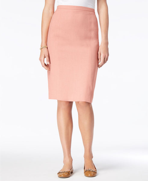 Alfred Dunner Straight Skirt Apricot 8