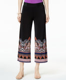 Inc International Concepts - Printed Cropped Soft Pants Black PXS