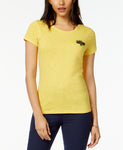 Maison Jules Knt Drg Ptch Crw Tee Dark Yellow S