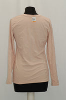 Style Co V-Neck Knit Top Peony Blush S