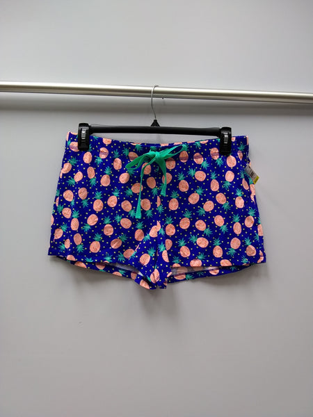 Jenni Printed Cotton Knit Boxer Paja Pineapple M