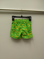 CAT & JACK KIDS  BANANA PRINT SWIM SHORT GREEN/YELLOW 2T