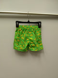 CAT & JACK KIDS  BANANA PRINT SWIM SHORT GREEN/YELLOW 2T