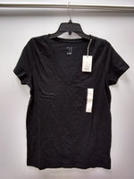 A NEW DAY SS VNECK TEE EBONY XL