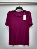 A NEW DAY SS CREWNECK TSHIRT BURGUNDY XL