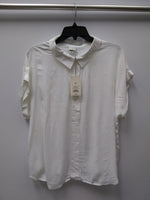 A NEW DAY SPLITNECK COLLARED SHIRT FRESH WHITE XXL