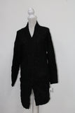 Style & Co. Women's Mixed-Stitch Tweed Duster Cardigan (Deep Black Combo, XL)