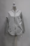 Style & Co. Women's Zip-Front Jacket (White Heather, XL)