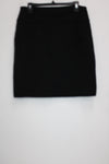 EILEEN FISHER KNEE LENGTH SKIRT, BLACK, MEDIUM