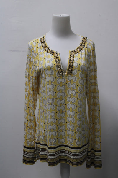 Ann Taylor Loft Women's Top Yellow S Pre-Owned