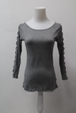 Aeropostale Women's Top Gray M Pre-Owned