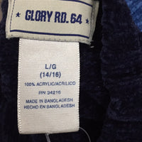 Glory Rd. 64 Children's Sweater Acrylic Blue L (14/16) Pre-Owned 1275UEF9