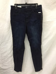 Style & Co. Women's Chainlink Skinny Jeans Blue 12