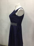 Nine West Embellished Fit Flare Dress Navy 10