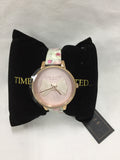 TED BAKER WATCH STAINLESS STEEL PINK PINK GREEN WOMAN