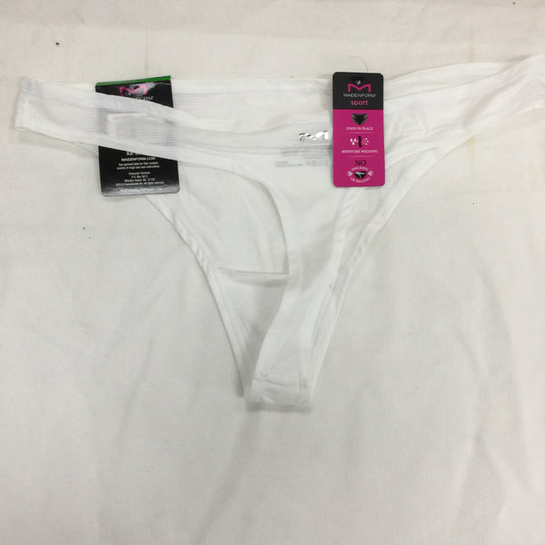 Maidenform Sports Mesh Thong MSPTHG White 7