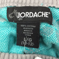 Jordache Girls Floral Pullover Sweater, Gray, Large (10-12) - Pre-Owned 1064UEF9