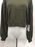 Lini Women harlow Crewneck Sweater, Green, XS Pre-Owned