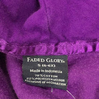 Faded Glory Children's Sweater Cotton Purple S 6 Pre-Owned 1000UEF9