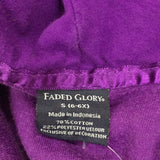 Faded Glory Children's Sweater Cotton Purple S 6 Pre-Owned 1000UEF9