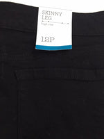 Style & Co Chainlink Skinny Jeans Black 12P