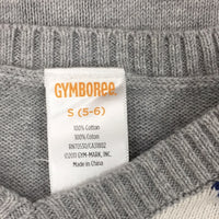 Gymboree Children's Sweater Gray S (5/6) Pre-Owned 1048UEF9