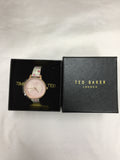 TED BAKER WATCH STAINLESS STEEL PINK PINK GREEN WOMAN