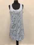 Charter Club Cotton Sleeveless Printed Slee Paisley M