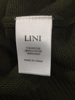 Lini Women harlow Crewneck Sweater, Green, XS Pre-Owned