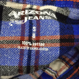 Arizona Jeans Children's Flannel Multicolor S 8 Pre-Owned 1287UEF9