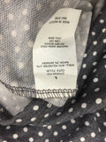 Green Envelope Women Polka Dot Blouse, Gray, Large - Pre-Owned 1099UA3C